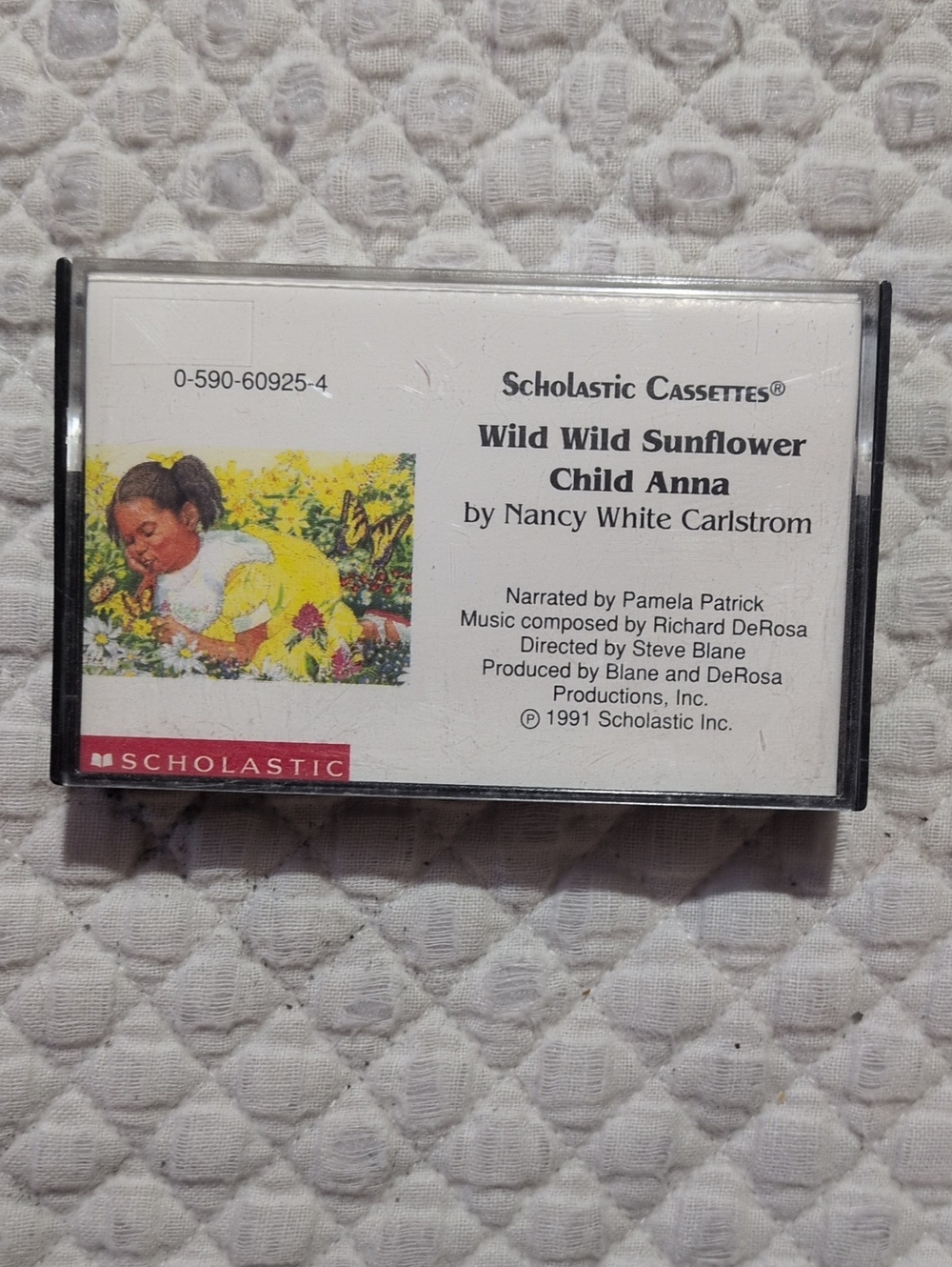 Vintage 1991 Scholastic Cassettes Wild Wild Sunflower Child Anna Jerry Pinkney